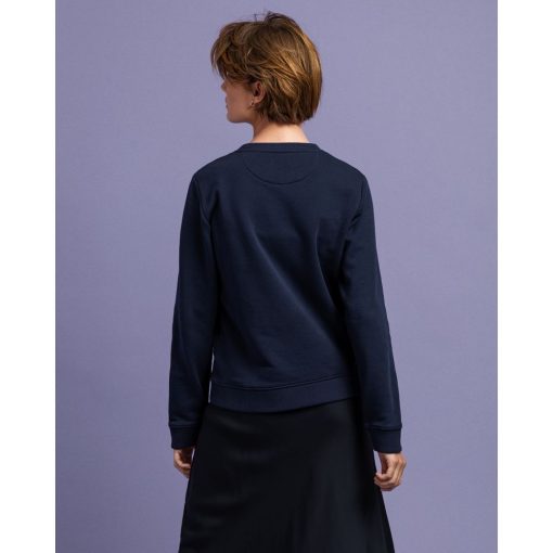 Gant Woman Archive Shield C-Neck Evening Blue