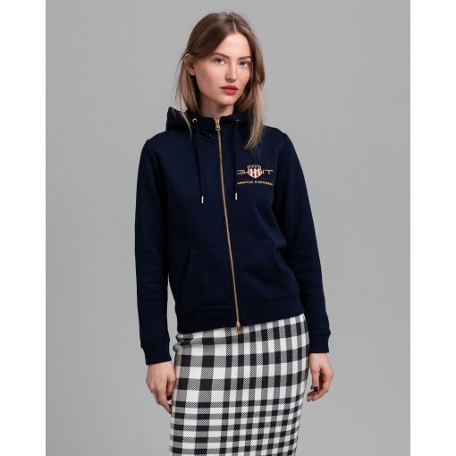 Gant Woman Archive Shiel Full Zip Hoodie