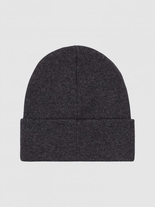 Calvin Klein Logo Beanie Charcoal