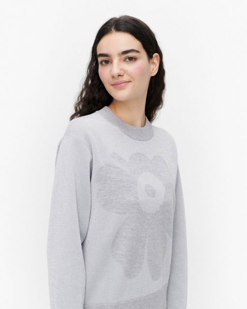 Marimekko Lumikukka Pullover Silver
