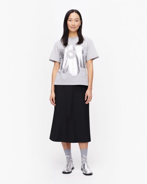 Marimekko Kapina Unikko T-shirt Silver