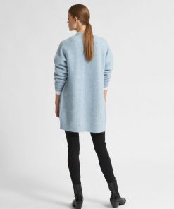 Selected Femme Lulu Long Cardigan Cashmere Blue