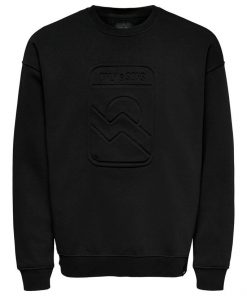 Only & Sons Dancel Crew Neck Black