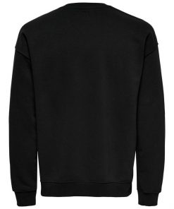 Only & Sons Dancel Crew Neck Black