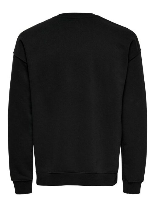 Only & Sons Dancel Crew Neck Black