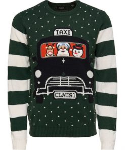 Only & Sons Christmas Pullover Green
