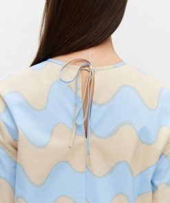Marimekko Havaittu Pikku Lokki Dress Sand/Light Blue