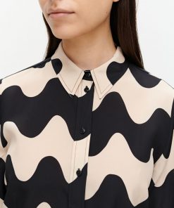 Marimekko Toiveikas Pikku Lokki Shirt Beige/Black