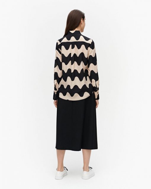 Marimekko Toiveikas Pikku Lokki Shirt Beige/Black
