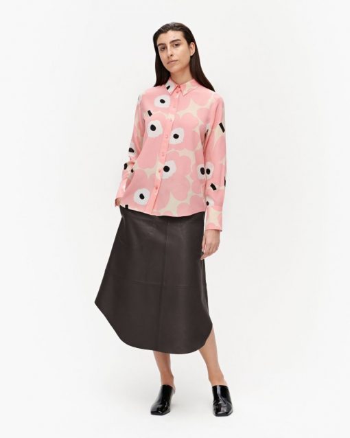 Marimekko Toiveikas Pieni Unikko Shirt Beige/Pink