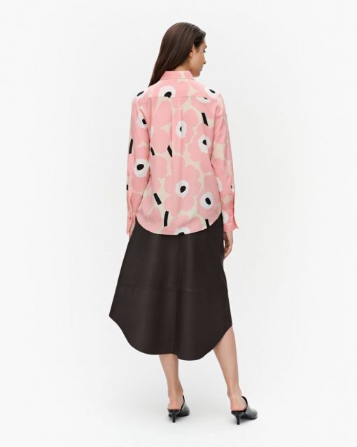 Marimekko Toiveikas Pieni Unikko Shirt Beige/Pink