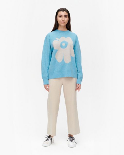 Marimekko Aksiooma Unikko Pullover Blue