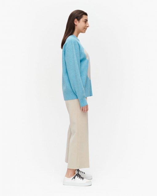 Marimekko Aksiooma Unikko Pullover Blue