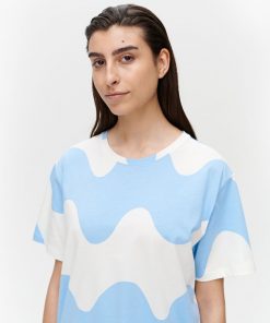 Marimekko Determinantti Lokki T-shirt White
