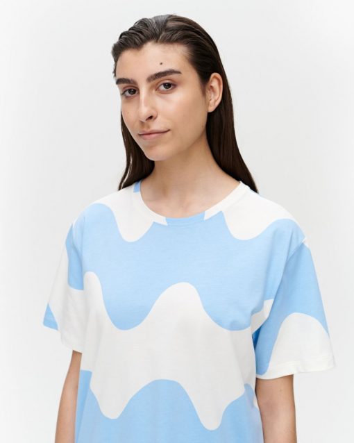 Marimekko Determinantti Lokki T-shirt White