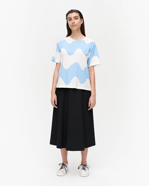 Marimekko Determinantti Lokki T-shirt White