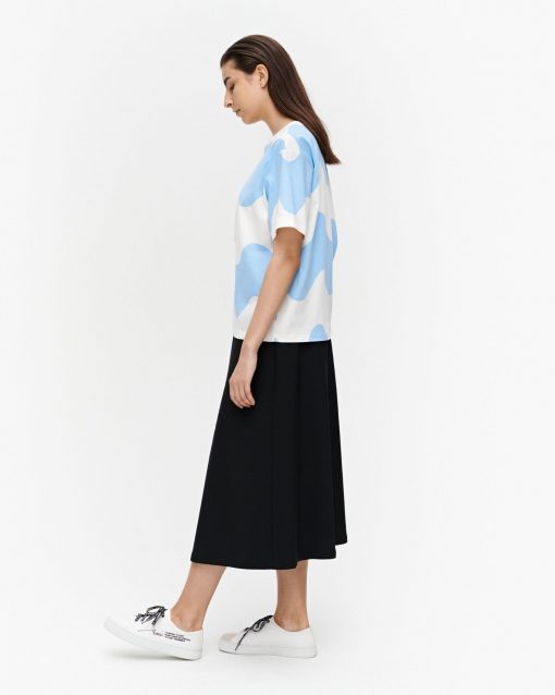 Marimekko Determinantti Lokki T-shirt White