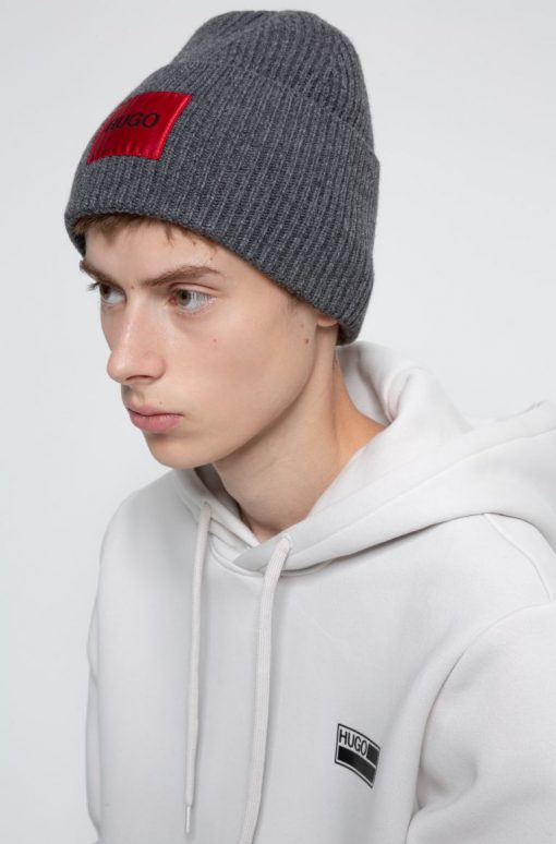 Hugo Boss Xaff 3 Beanie Dark Grey