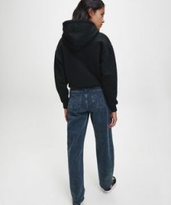 Calvin Klein Ck Logo Eco Hoodie Black