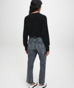 Calvin Klein Logo Banana Sweater Black