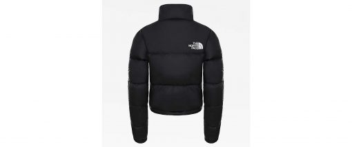 The North Face Nuptse Cropped Jacket Black