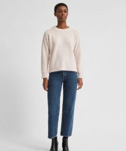 Selected Femme Lulu O-neck Blushing Bridge