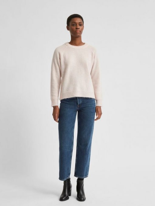 Selected Femme Lulu O-neck Blushing Bridge