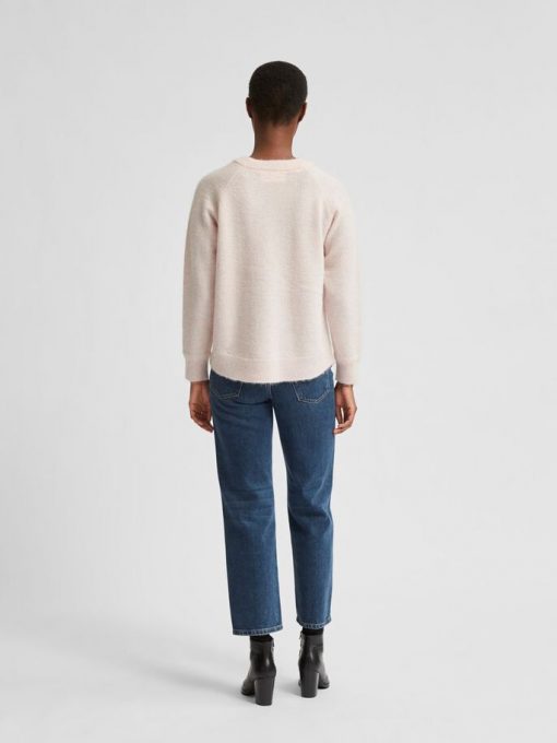 Selected Femme Lulu O-neck Blushing Bridge