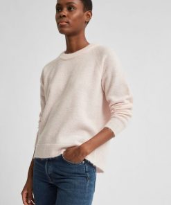 Selected Femme Lulu O-neck Blushing Bridge