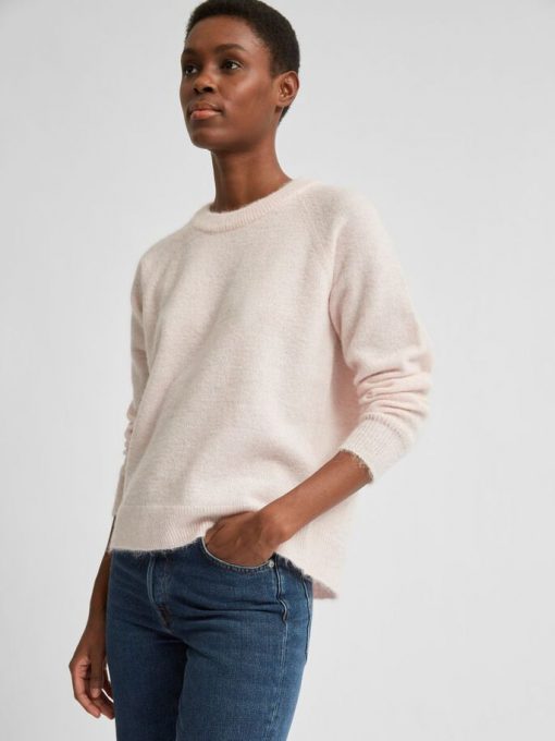 Selected Femme Lulu O-neck Blushing Bridge