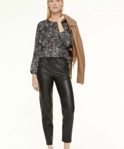 Comma, Blouse Mini Dot Black