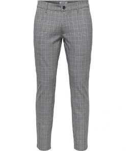 Only & Sons Mark Check Pants Marina