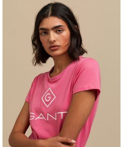 Gant Lock Up T-shirt Chateau Rose