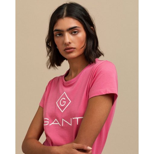 Gant Lock Up T-shirt Chateau Rose