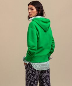 Gant Crest 1949 Hoodie Fern Green