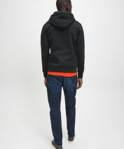 Calvin Klein Cotton Logo Hoodie Black
