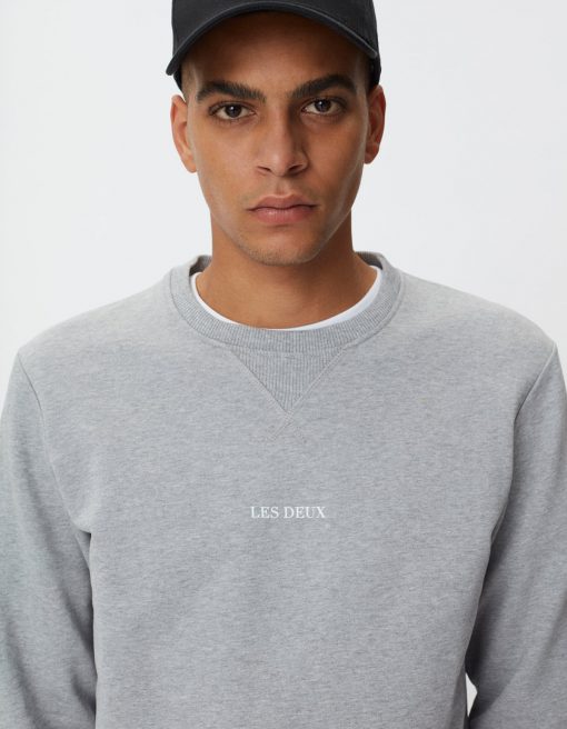 Les Deux Lens Sweatshirt Light Grey Melange