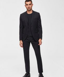 Selected Homme New Pima O-neck T-shirt Black