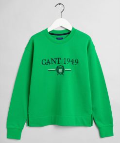 Gant Crest 1949 Sweater Fern Green