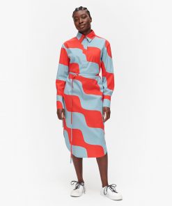 Marimekko Kuuluminen Taifuuni Dress Red
