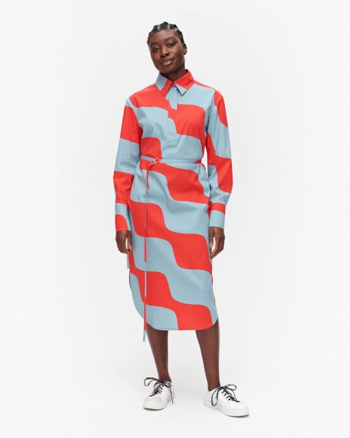 Marimekko Kuuluminen Taifuuni Dress Red