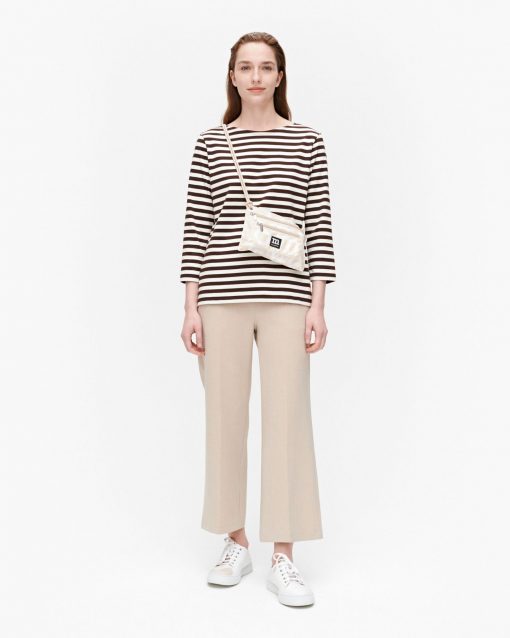 Marimekko Ilma Tasaraita T-shirt Brown