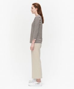 Marimekko Ilma Tasaraita T-shirt Brown