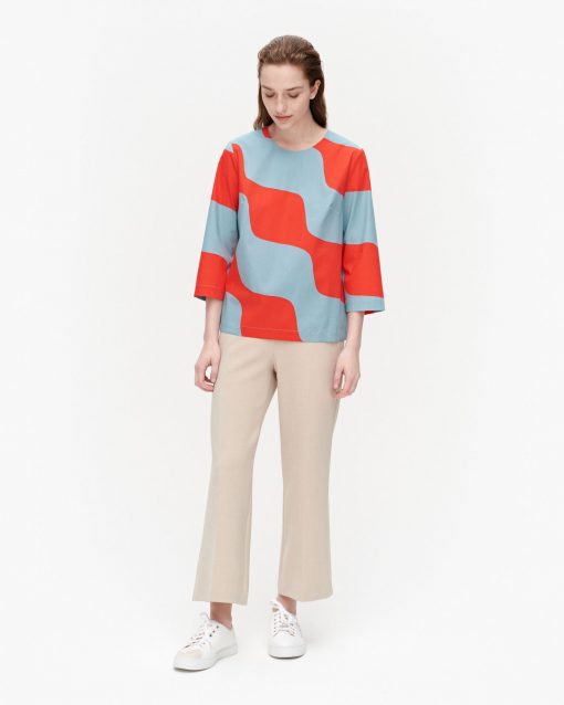 Marimekko Lauseke Taifuuni Tunic Red