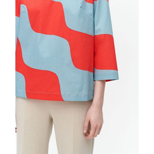 Marimekko Lauseke Taifuuni Tunic Red