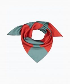 Marimekko Tyrsky Taifuuni Silk Scarf Red/Blue