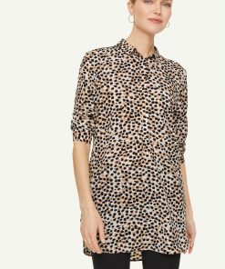 Comma, Blouse Tunic Brown