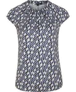 Comma Blouse Top Blue