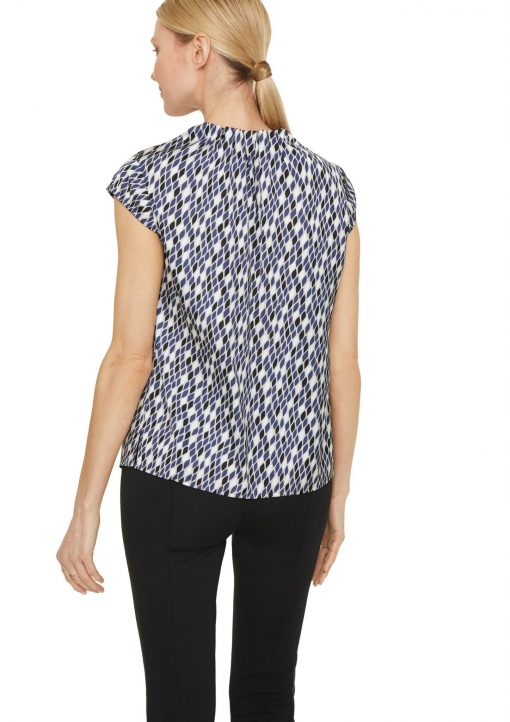 Comma Blouse Top Blue