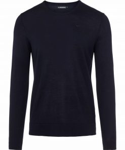 J.Lindeberg Newman Merino Crew Neck Navy